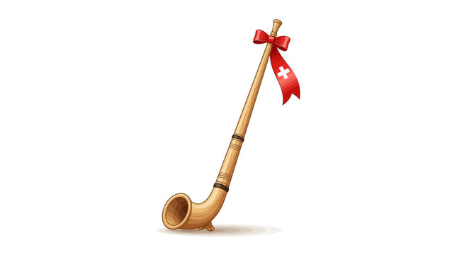 Swiss Alphorn Instrument