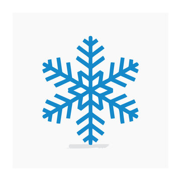 Blue minimalist floral pattern vector