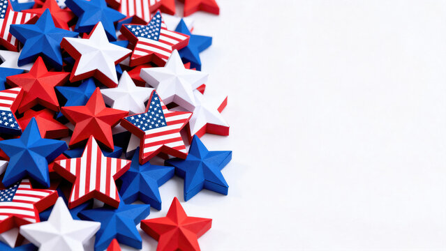 Patriotic star design for independence day or memorial day