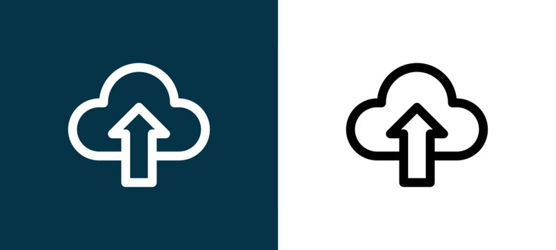 Black and white user interface outline icon duo, editable stroke vector illustration for web, mobile apps, UI design, branding, and print from Basic UI
