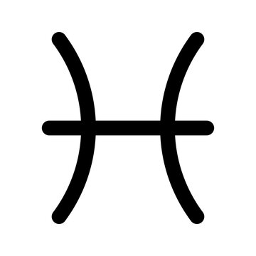 pisces line icon
