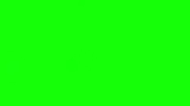 Brown blobs on green background with abstract shapes and colors