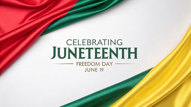Minimalist Juneteenth Awareness Design With Elegant Freedom Inspired Elements.