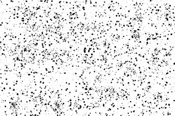 Obraz premium Black Grunge Speckled Texture Background with Random Ink Splatter Pattern