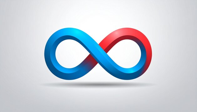 Olympic rings symbol on clean white background.