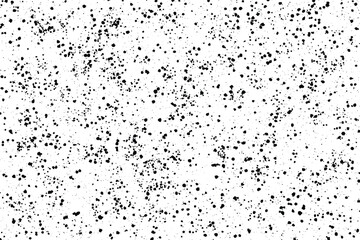 Fototapeta premium Black Grunge Speckled Texture Background with Random Ink Splatter Pattern