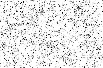 Obraz premium Black Grunge Speckled Texture Background with Random Ink Splatter Pattern