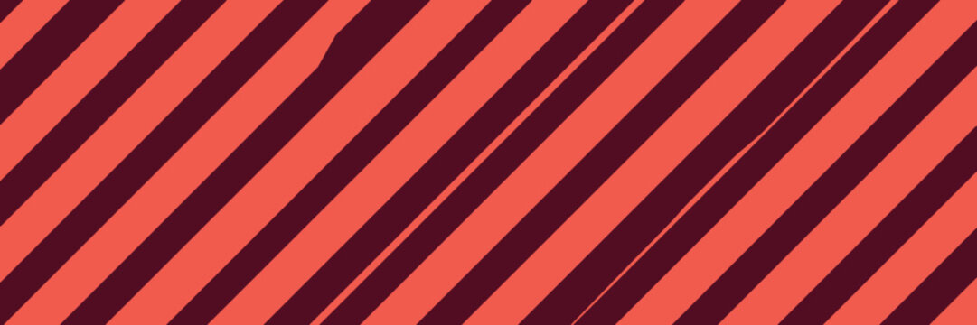 Diagonal Stripes Pattern in Coral and Burgundy Abstract Background vector illustration