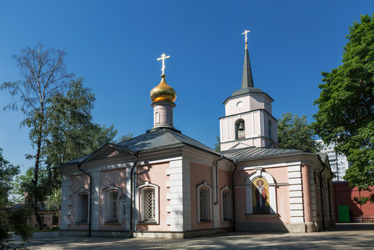Church of the Intercession of the Blessed Virgin Mary in Pokrovsky-Streshnev, Moscow, Russia