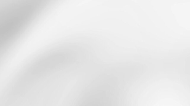 Vibrant bright white and soft grey abstract gradient loop. Clean light moving fluid background for elegant minimalist branding, corporate presentation templates, and video title sequences