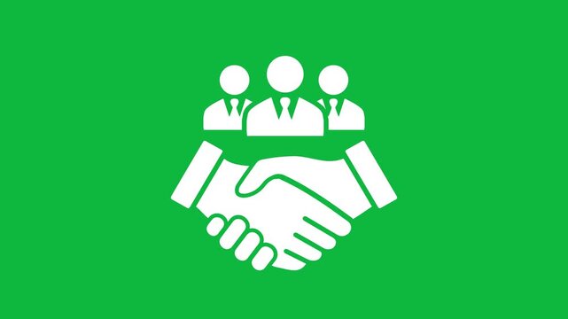 Business partnership team collaboration agreement handshake success