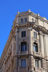 Naklejka premium Historic Classical Architecture Building in Rome, Italy