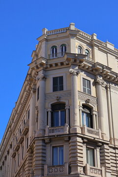 Historic Classical Architecture Building in Rome, Italy