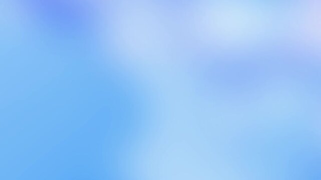 Vibrant bright blue and soft cyan abstract gradient loop. Clean smooth neon moving fluid background for professional business templates, tech promos, and website headers