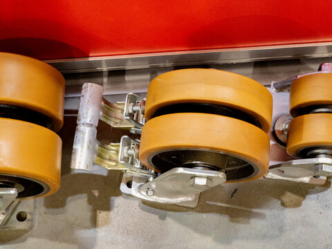Heavy Duty Industrial Polyurethane Caster Wheels for Trolleys and Warehouse Equipment