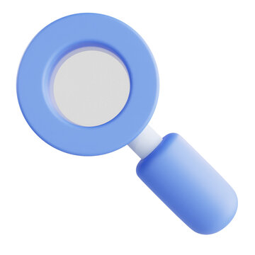 search 3d icon illustration object
