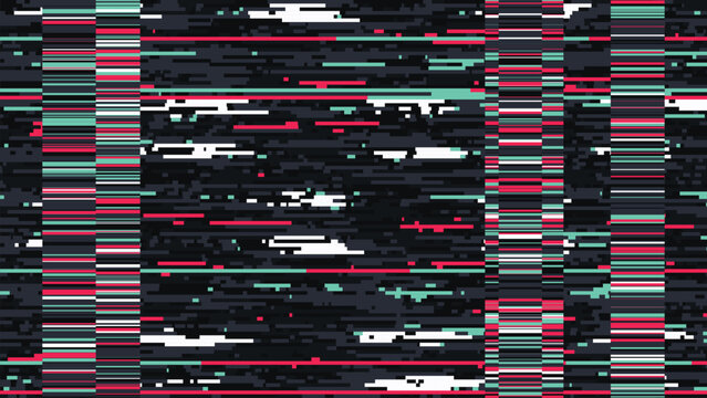 Abstract digital glitch datamosh pattern background