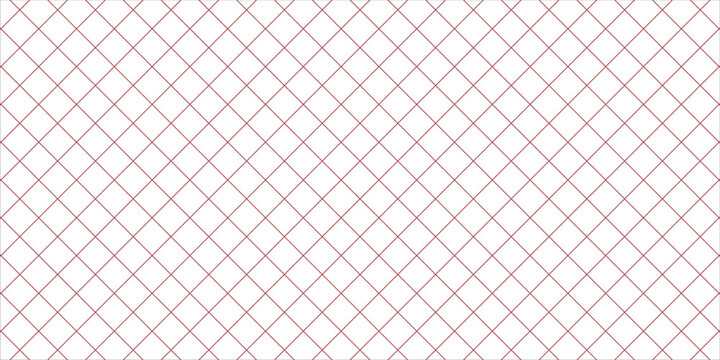Red grid lines background repeatable. Vector Illustration