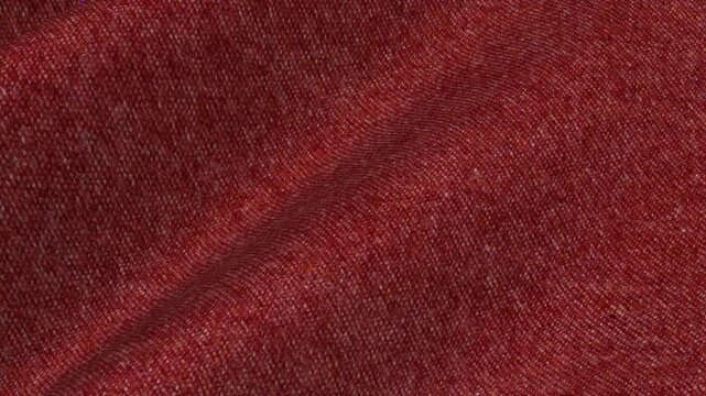 Italian Burgundy Red Melange Wool Twill Fabric cascading in deep wine waves of rich color tone and diagonal texture for autumn fashion