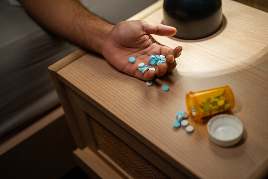 The young man was experiencing stress and depression and took pills to commit suicide.