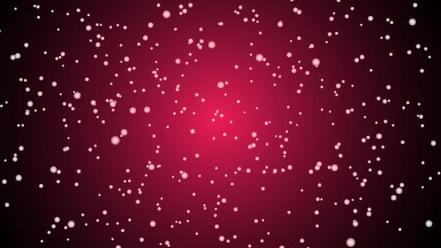 DNA strand breaking into particles. Abstract science animation background