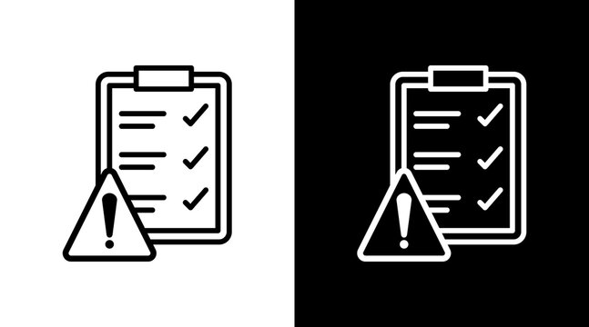 Compliance Icon Sheet Black And White