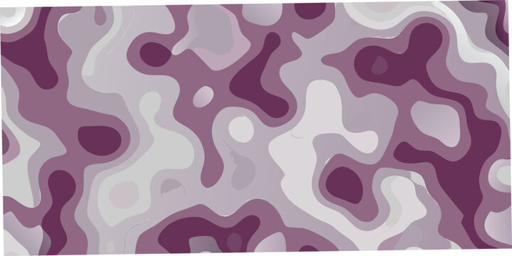 Purple and gray abstract fluid pattern vector illustration