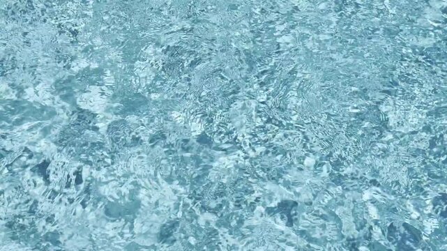 Shining pool water ripples abstract background during summer