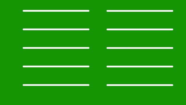 Minimalist Horizontal Speed Lines Pack | Clean 2D Anime Action Line Bars Motion Graphics Animation