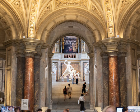 Grand Hall of the Kunsthistorisches Museum in Vienna