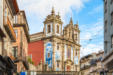 Fototapeta premium Church of Saint Ildefonso located in Porto, Portugal