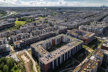 building, city, miasto, panorama, urban, warsaw, wilanow, willage, gród, odsłon, miasteczko, architektura, budowa, krajobraz miasta, niebo, krajobraz, horyzont, podróż, miejski, europa, panoramiczne,  © olo