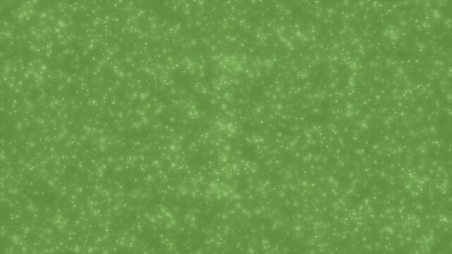soft twinkling magical glitter stars shimmering on a soft pale leaf forest green  pastel coloured background animated 4K background wallpaper backdrop with a gentle magical fairy fantasy tone