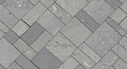 Obraz premium Stone Mosaic's Subtle Dance