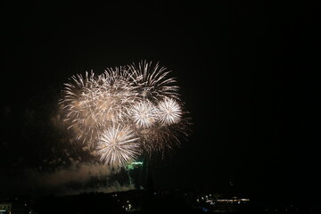 Fototapeta premium Fuesgos de Artificio