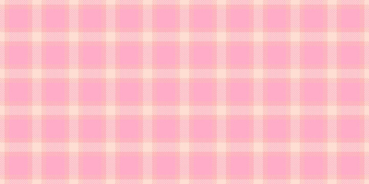 Skirt plaid tartan check, damask vector fabric texture. Basic pattern textile seamless background in light and red colors.