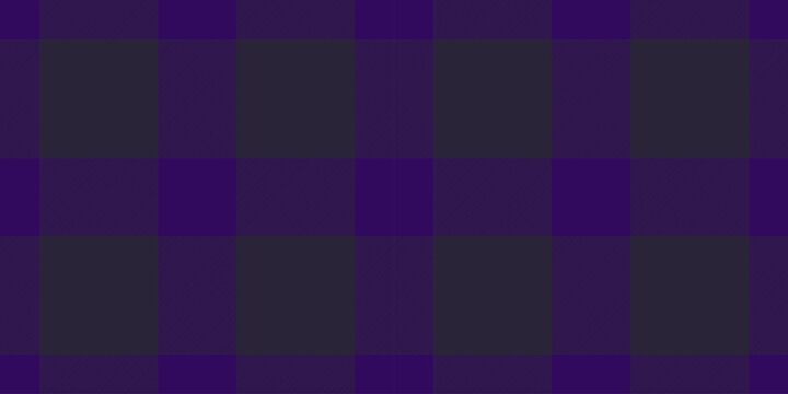 Straight texture vector plaid, new year check background textile. Winter pattern tartan fabric seamless in violet and dark colors.