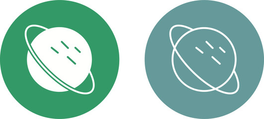 Saturn Vector Icon © Malik Grafix