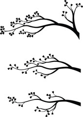 Fototapeta premium tree branch vector ilustration design template, vector illustration