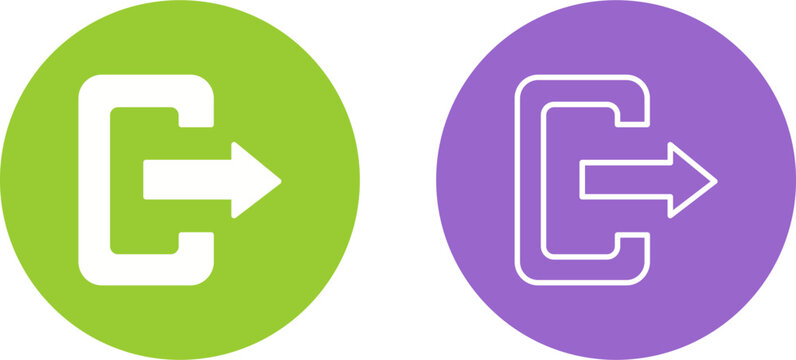 Logout Vector Icon