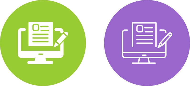 Blog Vector Icon