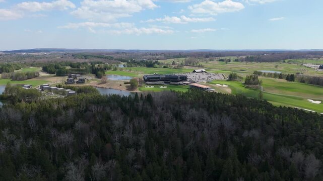 TPC Toronto at Osprey Valley, highlighting the golf course, forest, and water features.