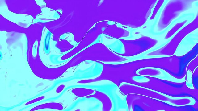 Psychedelic Swirl: A vibrant abstract blend of electric purple and glowing cyan creates a mesmerizing, fluid pattern, evoking a sense of cosmic wonder and altered perception.