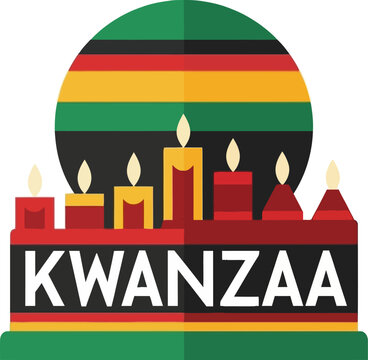 Kwanzaa Celebration - Candles, Colors, and Cultural Heritage.