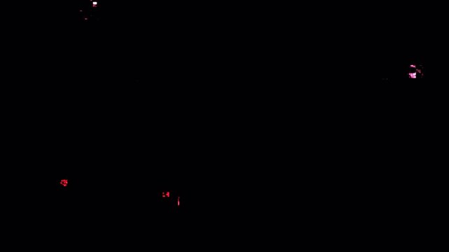 Vintage Super 8mm Emulsion Burn Red Light Leak Scratched Celluloid Overlay Transition 4k video
