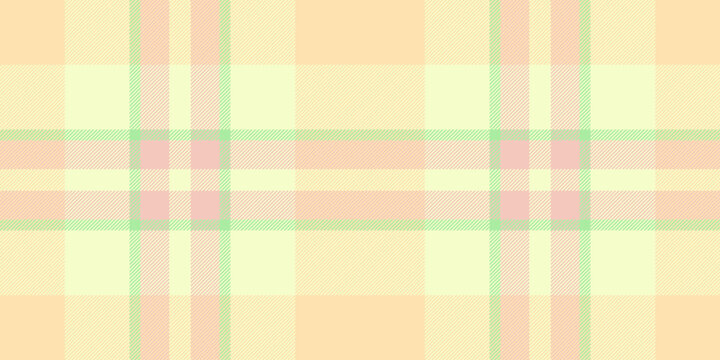 British tartan texture textile, table cloth pattern background seamless. Creativity vector plaid fabric check in light and moccasin colors.
