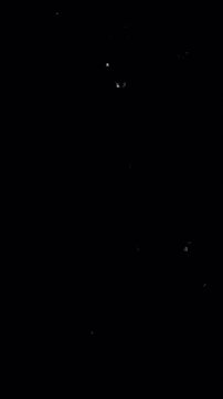 Minimalist Celestial Stardust Animation Flowing into Crimson Ambient Glow and Luminous Transition 4k video
