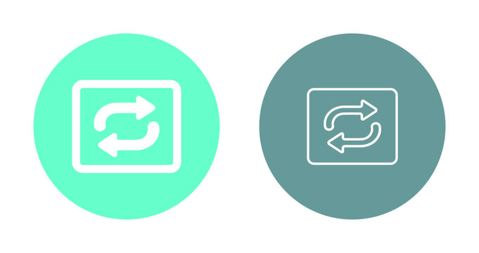 Repeat Button Icon Design