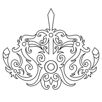 Dayaknese ethnic Ornament 
