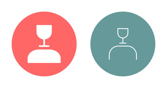 Wine Snob Icon Design